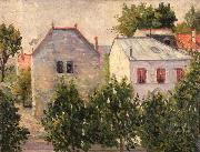 Paul Signac Garden at Asnieres painting